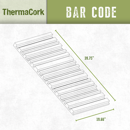 ThermaCork - Barcode Pattern