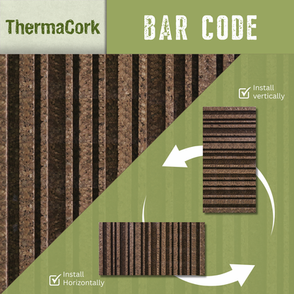 ThermaCork - Barcode Pattern